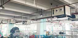 廠房降溫解決方案廣州，蒸發(fā)冷省電空調(diào)車間降溫省電